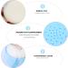 Minkissy Baby Powder Puff - Portable Skin-Friendly Container Box for Baby Bath & Body Powder - Buy Online on GoSupps.com