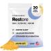 Complement Restore Golden Latte - Calm Magnesium Powder Deep Sleep Aid Drink - Reishi Ashwagandha Valerian & L-Theanine - Nighttime Recovery Relaxation Adaptogens Mix - No Melatonin (30 Servings) 30 Servings (Pack of 1