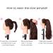 21" Claw Jaw Braiding Hair Piece Fishtail Braids Clip in Hair Extensions Braid Ponytail Extension with a Claw/Jaw Clip Dark Black - Buy Online on GoSupps.com