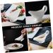 Zerodeko 1pc Sauce Hopper Porcelain Dipping Dish Milk Creamer Pitcher Syrup for Coffee Dining Gravy Boat Sauce Boat with Candle Kitchen Supplies Gravy Pitcher Jar Ceramics White Glass Salad White 20X6X12CM - Buy Online on GoSupps.com