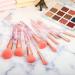 10 set of 10 Pieces Women Makeup Brushes Set Universal Ladies Fan Shaped Blush Foundation Cosmetic Brushes Applicator Tools Pink 10 set of (Pink) - Buy Online on GoSupps.com