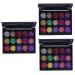 FOMIYES 3pcs 15 Eyeshadow Pallet Eyeshadow Matt Makeup Palette Eyeshadow Powder Eye Shadow Tray Diamond 1 count (Pack of 1) As Shownx3pcs