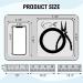 Goture 2 in 1 Boat Foam Fishing Ruler & Cell Phone Holder Kit - Adhesive Backing, Dash Accessory, Segmented Fish Measuring Board - Grey - Buy Online on GoSupps.com