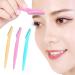 12-Pack Eyebrow Razor Set - Portable Trimmer & Face Hair Remover for Men & Women - Yellow Pink Blue - Buy Online on GoSupps.com