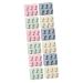 IMIKEYA Kitchen Tools 12 Pcs Footprint Baking Mold Tool Handmade Soap Child Silica Gel Kitchen Tool 15.8X13.2X1.5CMx3pcs Assorted Colorx3pcs