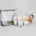 Concha Nacar Kit De Cremas Para Mujer - Brightening Mask  Vitamin E Cream  Day Cream  Cleansing Cream  Clarifying Toner  Eye Roller  Beauty Bag - Anti Aging Skin Care Set for Women