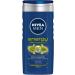 NIVEA MEN Energy Shower Shampoo 6 x 250 ml Men's Shower Revitalizing Body Face Hair Shower and Refreshing Men's Shampoo Mint Extract - Buy Online on GoSupps.com