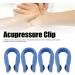 4 Pack Acupressure Clip - Portable Thumb Shaped Hand Pressure Point Magnet for Migraine Relief - Blue - Buy Online on GoSupps.com