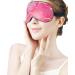 LynaRei Pink Golden Marbling Sleeping Mask - Adjustable Strap Eye Mask for Blocking Light - Buy Online on GoSupps.com