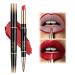 Double-Ended Waterproof Lip Liner - Auto-Rotating Non-Stick Matte Lip Pencil Makeup | #10 - International Shipping Available - Buy Online on GoSupps.com