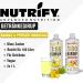 Nutrify Vital Fitness Drink Set - 2x1L Peach-Maracuja & Pineapple | Sugar-Free Low-Calorie Sports Beverage Concentrate with Vitamins & L-Carnitine | International Shipping Available - Buy Online on GoSupps.com