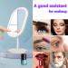 CigyYogy LED Makeup Mirror with Lights - Handheld Portable for Home, Office, Bedroom - White - Ideal Gift for Women and Girls - Buy Online on GoSupps.com