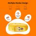 nzonpet Anti Barking Device Ultrasonic 3 in 1 Dog Barking Deterrent Devices 3 Frequency Dog Training and Bark Control 16.4Ft Range Rechargeable with LED Light and Wrist Strap Yellow - Buy Online on GoSupps.com