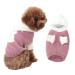 Dog Hoodie Winter Sweater for Small Dogs Pet Cute Hoodie Thickened Puppy Clothes(82W971 Pink-L) Pink L