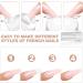 French Manicure Kit French Manicure Gel Polish Kit White Nail Polish French Tip French Manicure Gel Set with Nail Stamping Kit Soak Off UV/LED French Manicure Gift Set for Women Girl (Pink+Nude) - Buy Online on GoSupps.com