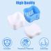 2PCS Denture Bath Case Orthodontic Dental Retainer Box with Basket Denture Toothbrush Plastic False Teeth Container Portable Cleaning Set Denture Retainer Case for Home Travel Blue - Buy Online on GoSupps.com