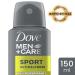 Dove Men+Care Anti-Perspirant Deodorant Spray Sport Active Fresh 150ml - 6 Pack - Buy Online on GoSupps.com