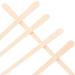 Baluue Wooden Wax Sticks - 100 pcs Wooden Spatulas for Face & Eyebrow Waxing - Small Applicators for Lip & Nose Hair Removal - Buy Online on GoSupps.com