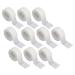 10 Rolls Self Adhesive Elastic Wrap Bandage 2Colors Breathable Cohesive Bandage Tape (Yards)(White)