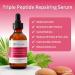 Essence of Argan Triple Peptide Serum | Deep Moisturizing Face Serum with Argan Oil Aloe Vera & Green Tea | 2fl.oz/60ml - Buy Online on GoSupps.com
