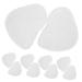 FOMIYES 10 Pairs Shoe Pads Insoles for High Heels Foam Mats for Metatarsal Pads Fore Foot Pad Footpads Clear Heels Forefoot Non-Slip Forefoot Pad Women's