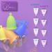 Me Luna Menstrual Cup Sport Size L - Blue-Violet Eco-Friendly & Reusable | Best for Active Lifestyle - Shop Internationally! - Buy Online on GoSupps.com
