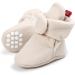 EDOTON Unisex Newborn Winter Boots - Warm Stripe Non-Slip Booties for 0-6 Months (Khaki) - Buy Online on GoSupps.com