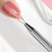 Cuticle Pusher Remover Triangle Cuticle Peeler Scraper Stainless Steel Nail Gel Remover Professional Nail Tool for Removing UV Manicure Treatments - Buy Online on GoSupps.com