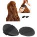 Buy 2-Pack Invisible Fluffy Hair Clips & Puff Pillows - Perfect Hair Accessories for Women & Girls (Black 2 Sizes) - Buy Online on GoSupps.com