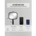 OMIRO Hand Mirror Set - All Black Handheld Mirrors with Handles (Pack of 3) - Buy Online on GoSupps.com