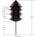 Sandalwood Leather Burnisher Bits 2-Pack for Rotary Tools - Pointed Tip & Multi Grooved Tips for Clean Edges in Leathercraft (Set A) - Buy Online on GoSupps.com