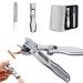 2024 New German Nail Clippers for Thick Nails Portable Ultra Sharp Nail Clippers No Splash Fingernail Clipper Cutters with Nail File Wide Open Toenail Clippers for Seniors Thick Nails (Silver)