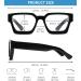 JM 3 Pack Square Reading Glasses - Blue Light Blocking Computer Readers for Men & Women | 2.5x Strength - Buy Online on GoSupps.com