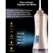 MySmile Wireless Oral Shower - Portable 5 Modes OLED Display 8 Nozzles 350ml Tank - Rose Gold | Best for Home Use - Buy Online on GoSupps.com