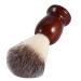 Premium Shaving Brush for Men - Beard Grooming with Nylon Hair & Wooden Handle | Ideal for Home & Travel - Buy Online on GoSupps.com