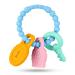 Vicloon Baby Teething Toys Silicone Teether Toy Baby Teether Toys Teether Chew Toy BPA-Free Baby Teether Baby Chew Soothing Infant Teething Ring for Babies Boys Girls Shower Gifts (Dark Blue)
