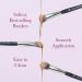 ANGIE HOT & FLASHY 7PC Brush Set | Best Foundation Concealer Bronzer Blush & Highlighter Makeup Brushes | International Shipping Available - Buy Online on GoSupps.com