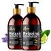 Missy Premium Relaxing Massage Oil Twin Pack (500ml Total) - Indulgent Calming Formula Featuring Lavender Chamomile Ylang Ylang & Bergamot Fortified with Vitamin E Grapeseed Oil Base 2 x 250ml 250 ml (Pack of 2) 2