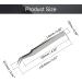 Utoolmart ST-15 Stainless Steel Micro-Magnetic Tweezer Set - 3pcs | High Precision Pointed Tip | Silver Tone | Perfect for Precision Work - Buy Online on GoSupps.com