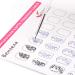 Acrylic Nail Art Practice Set - 3pc Liner Pen, 180 Nail Wipes, Painting Template Book for Beginners - Reusable & Easy to Clean Manicure Tools - Buy Online on GoSupps.com
