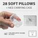 PQ Wax Ear Plugs for Sleep - 28 Silicone Wax Earplugs for Sleeping and Swimming - Noise Cancelling Gel Ear Plugs - 32 Db Sound Blocking Level - 28 Pillows - Buy Online on GoSupps.com