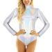 Shiny Metallic Women's Ballet Body Suit - Long-Sleeved Dancewear for Gymnastics & Ballet - Available in Black & Silver - Buy Online on GoSupps.com