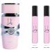 EQUIVALENCE YARA for Women Eau de Parfum Spray Amber Vanilla Edition Travel Size pack 2 Bottles 10ml - LARGE BOTTLE NOT INCLUDED