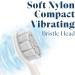 Eco-Friendly Biodegradable Toothbrush Replacement Heads | Soft Nylon Bristles - 3 Pack - Buy Online on GoSupps.com