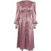 Shop Hanxiulin Ladies Mini Dress - Sexy O-Neck Evening & Leisure Dresses | Sequin Heart Neckline in Brown - Buy Online on GoSupps.com