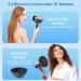 Professional Portable Hair Dryer - 1500W Fast Drying Low Noise with Smoothing & Diffuser Nozzles | Home & Travel Use (Dark Grey - Buy Online on GoSupps.com