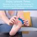 ZaxSota Toe Spacers - Orthopedic Bunion Relief & Nail Separation | Blue & White Pedicure Toe Separators - Buy Online on GoSupps.com