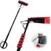 Window Cleaning Brush Equipment Glass Wall Clean 180 Rotating Brush -Headed Cleaning Cleaning Cleaning Brush Outdoor Window Glass Solar Plate 35 cm 9m/30 Feet 35cmbrushhead 6M/20FT