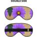 Purple Flower Sleep Mask - Adjustable Breathable & Fashionable Eye Mask for Ultimate Comfort | International Shipping Available - Buy Online on GoSupps.com
