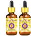 d ve herbes Pure Green Tea Oil (Camellia sinensis) with Glass Dropper Infused (Pack of Two) 100ml X 2 (6.76 oz)